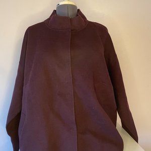 Eileen Fisher Brushed Wool Doubleface Jacket NWT